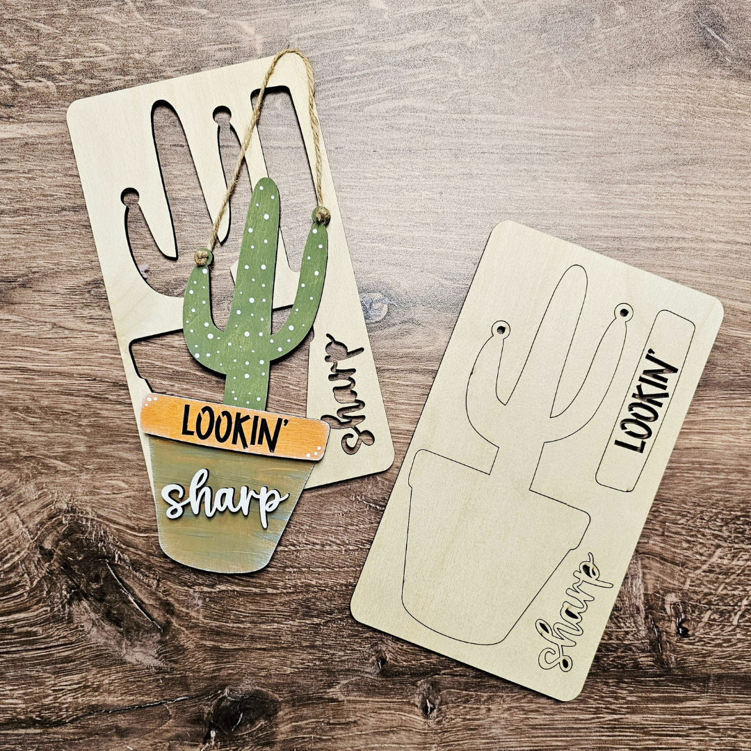 Lookin Sharp cactus pop out kit