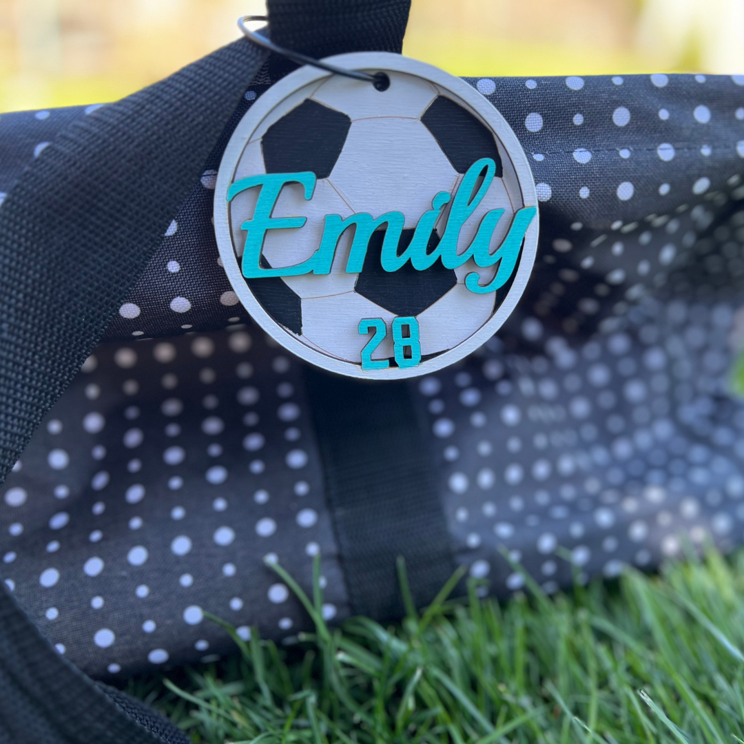 Personalized sports tags