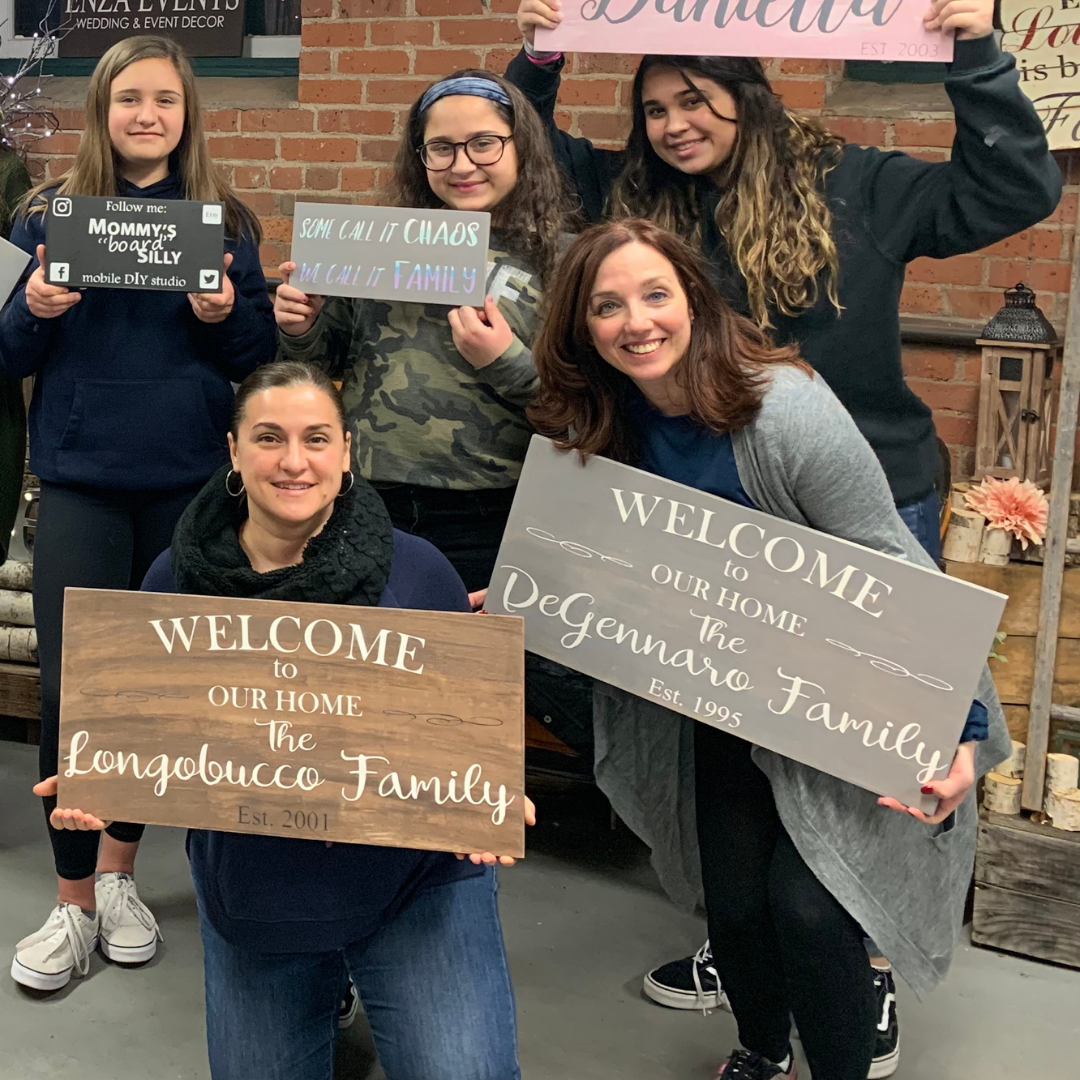 Welcome to our Home - personalized sign