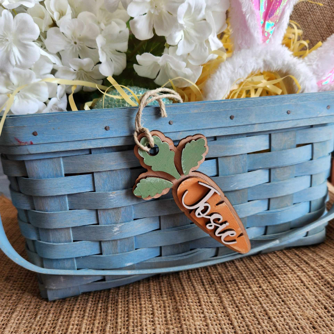 Carrot Easter Tag