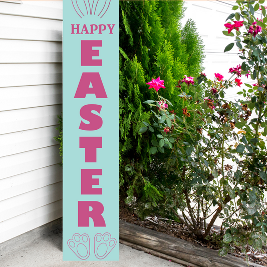Happy Easter - porch leaner