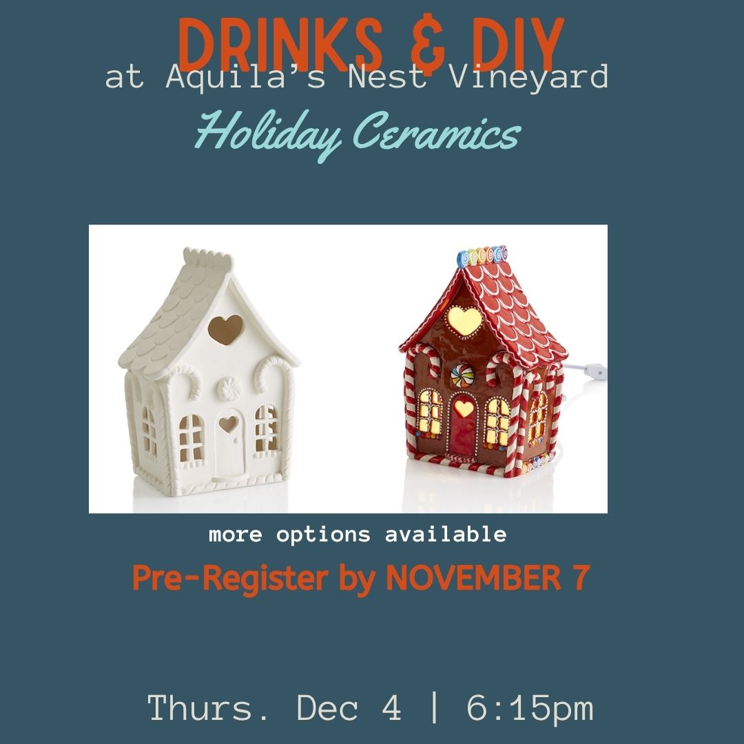 12.4.25 Aquila's Nest - Holiday Ceramics
