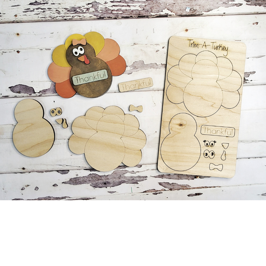 Thanksgiving Turkey pop out kit