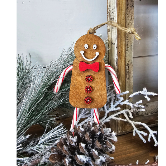 Candy Cane ornament pop out kit