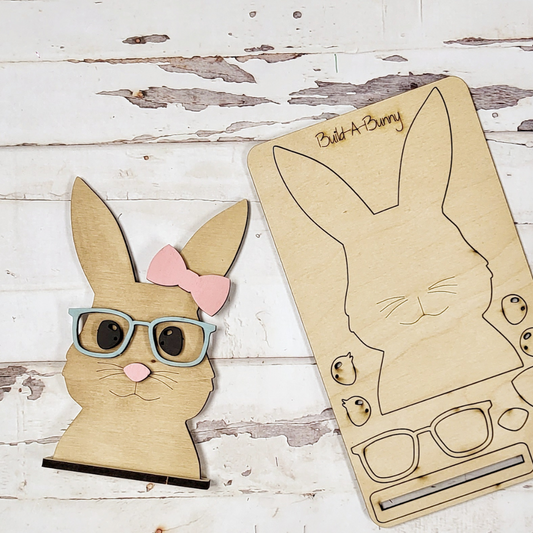 Build a Bunny pop out kit