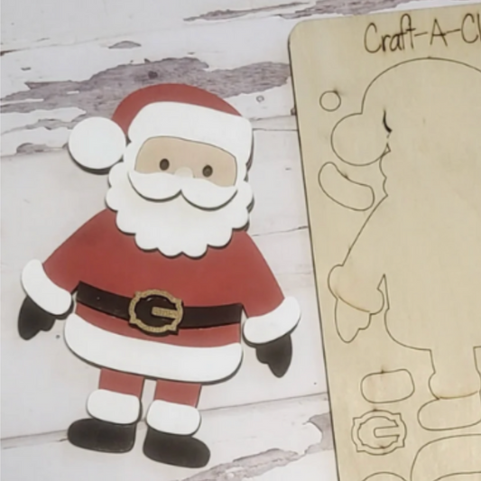 Craft a Claus pop out kits
