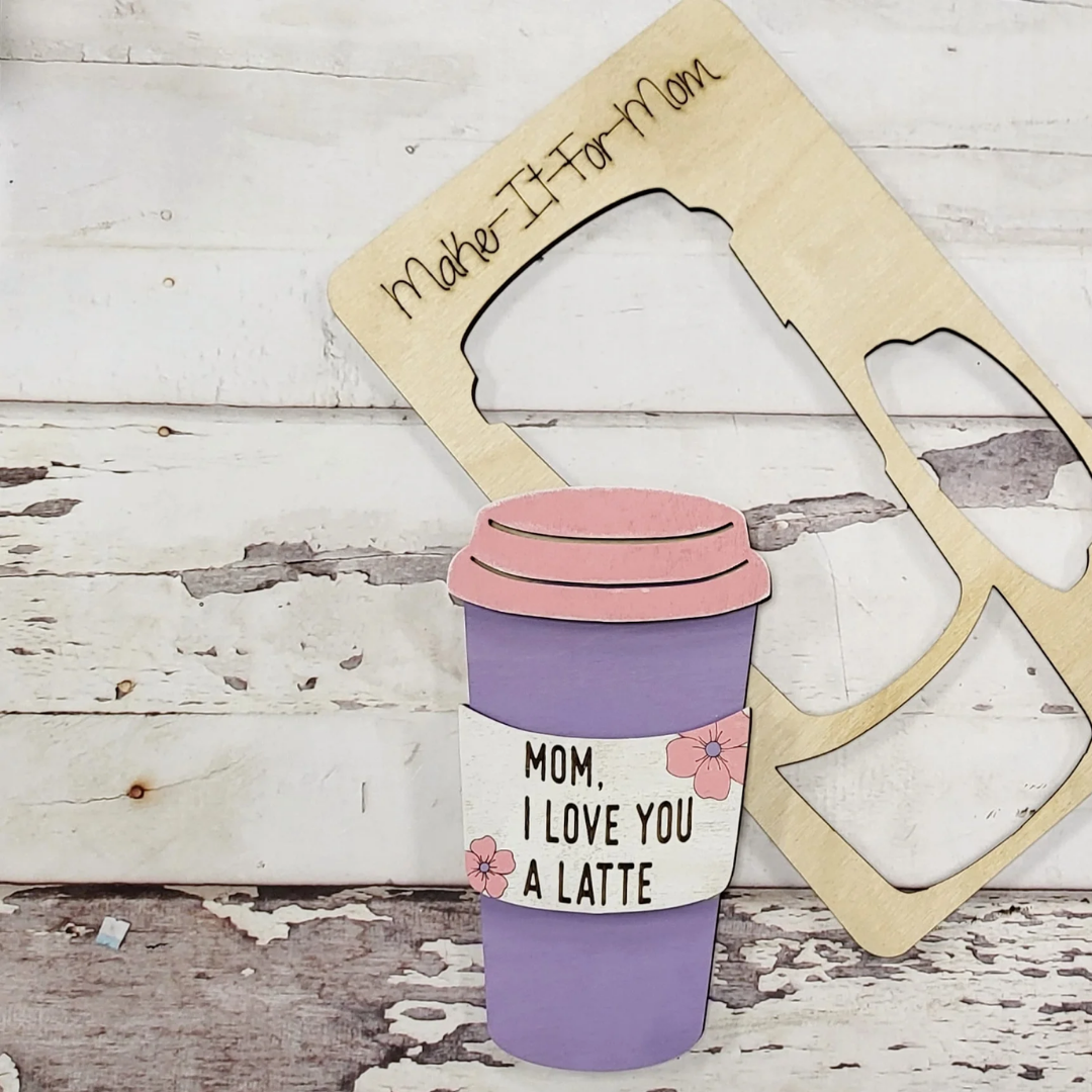 Love you a latte! pop out kits