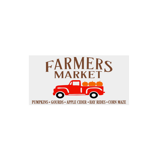 Fall Farmers Market Farm Truck