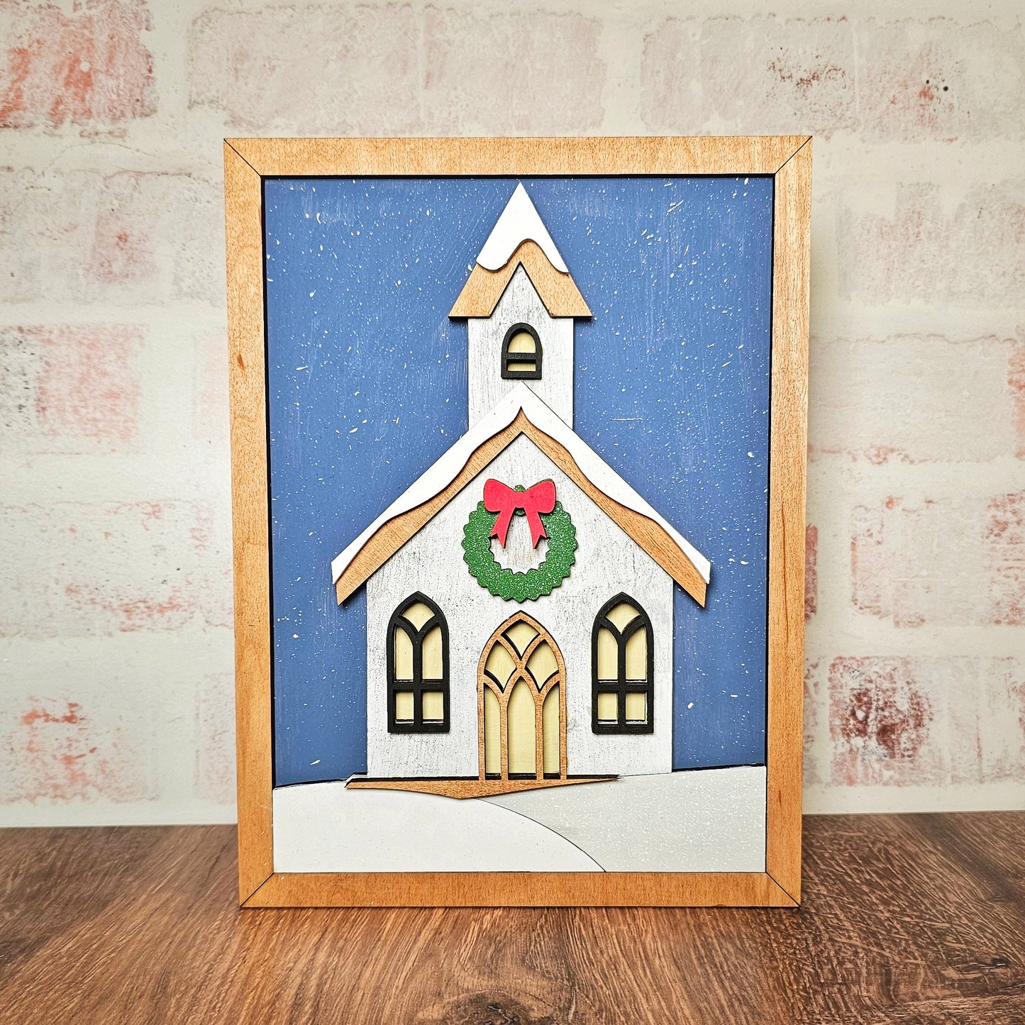 Interchangeable Seasonal Frame & mini sign set