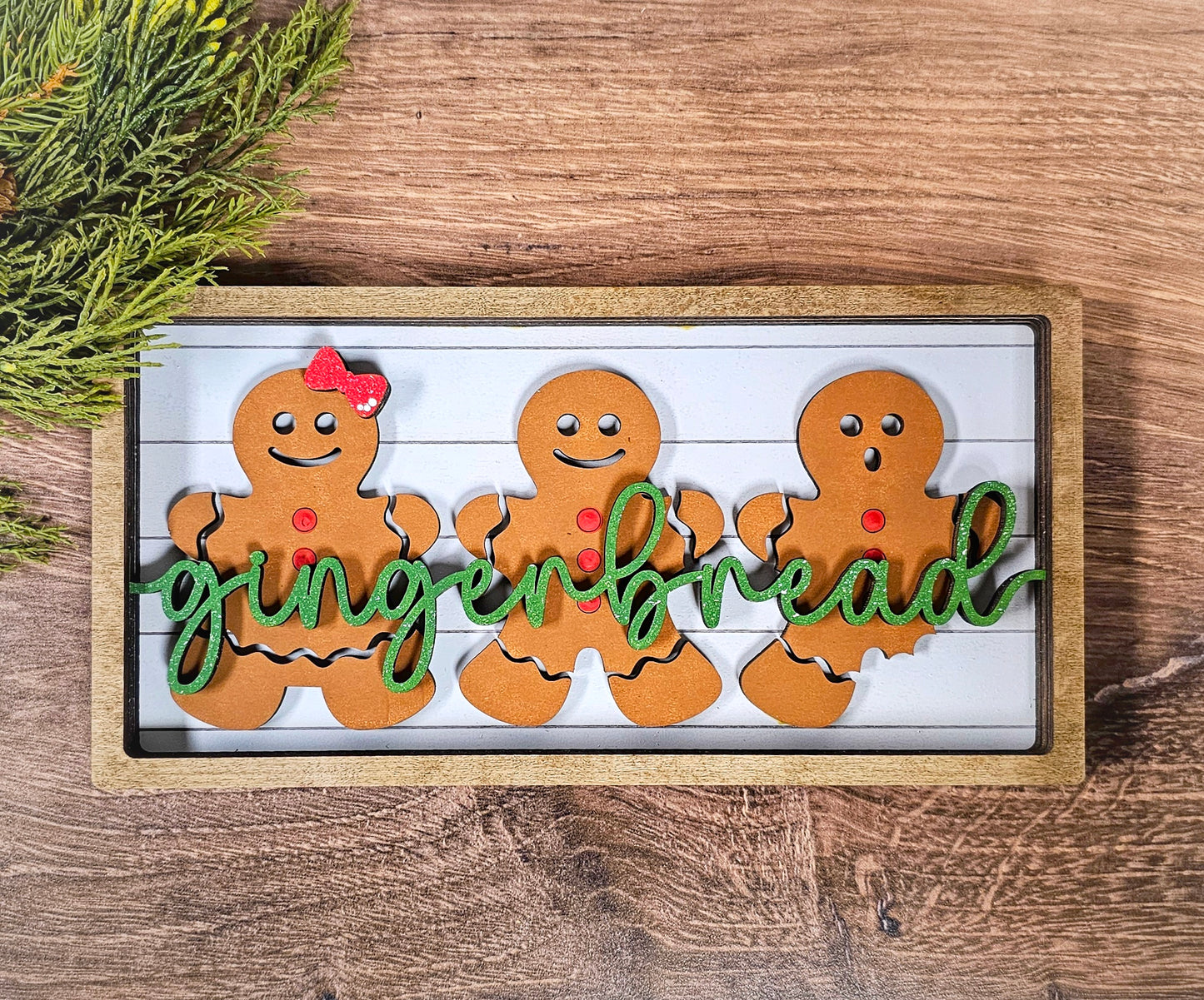 Gingerbread  Chunky Shelf Sitter