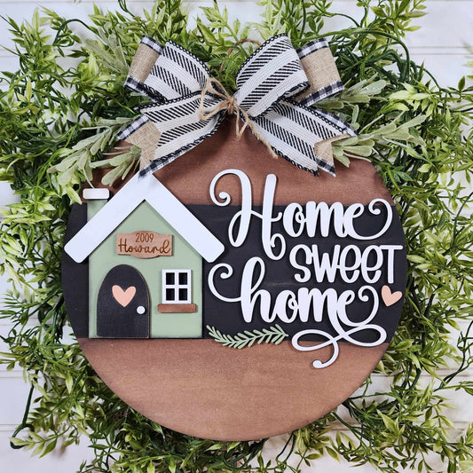 Home Sweet Home - 3D round
