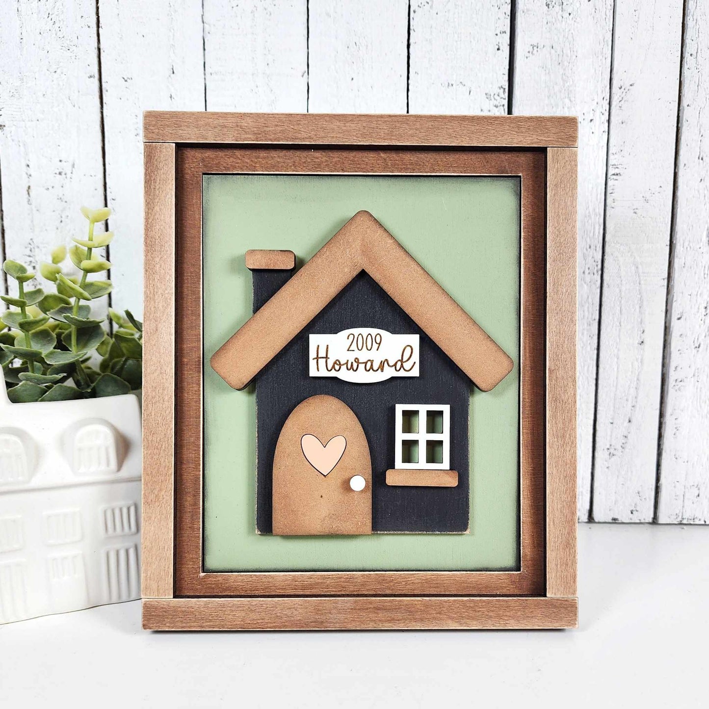 Interchangeable Seasonal Frame & mini sign set