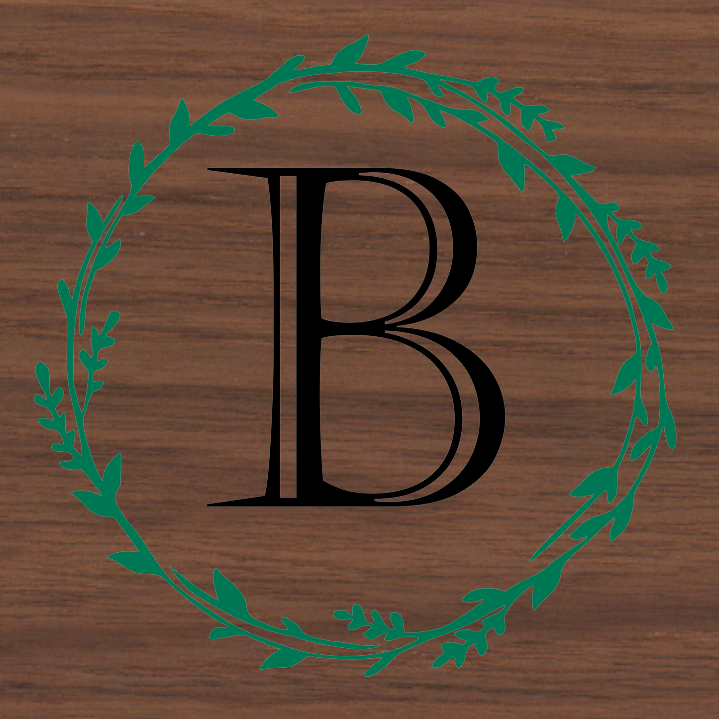 Initial wreath