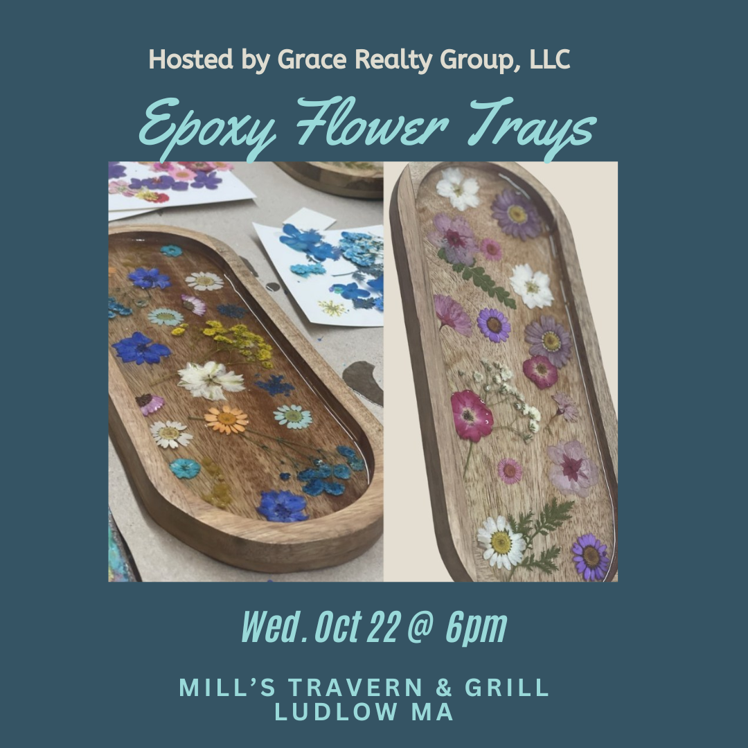10.22.25 Pressed Flower Trays with Grace Realty Group