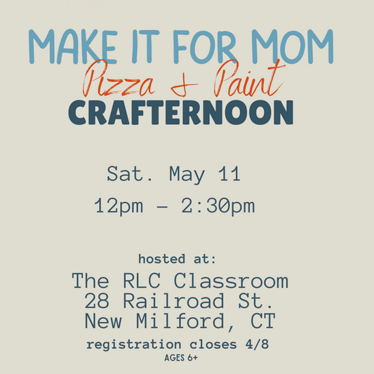 Kids - Pizza & Paint -  Make it for Mom!