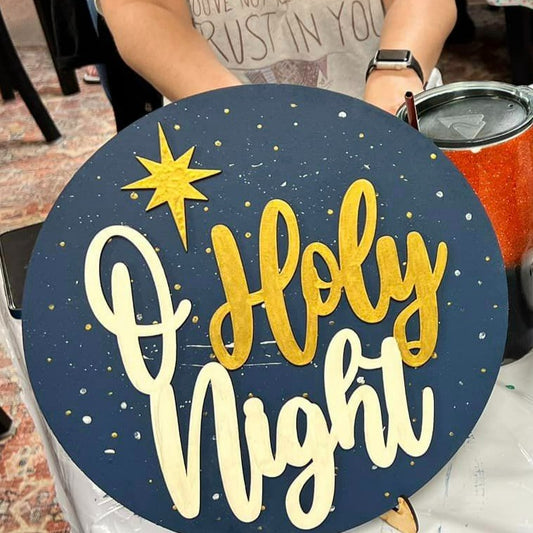 Oh holy night-3D round