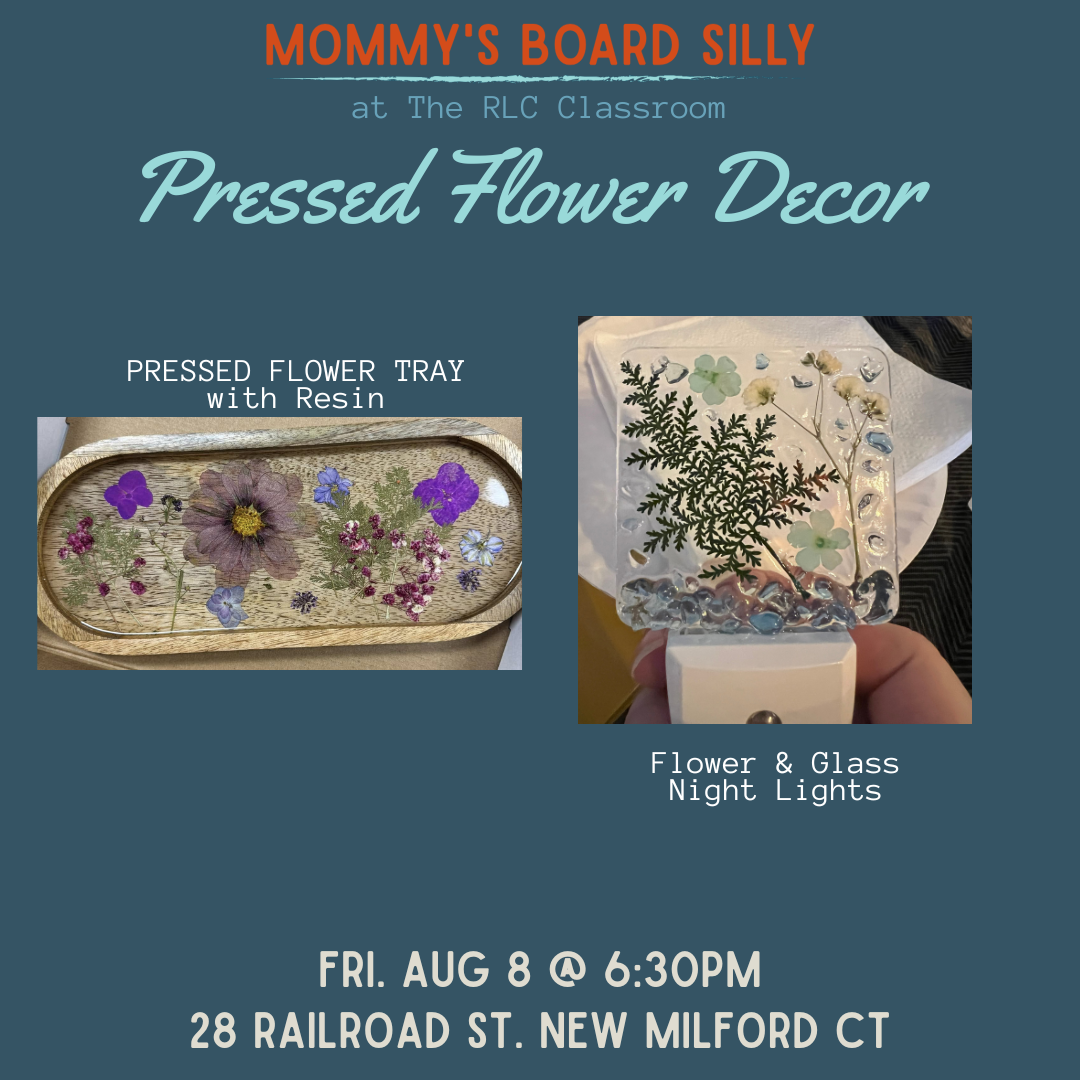 8.8.25 -Pressed Flower Decor at The RLC Classroom