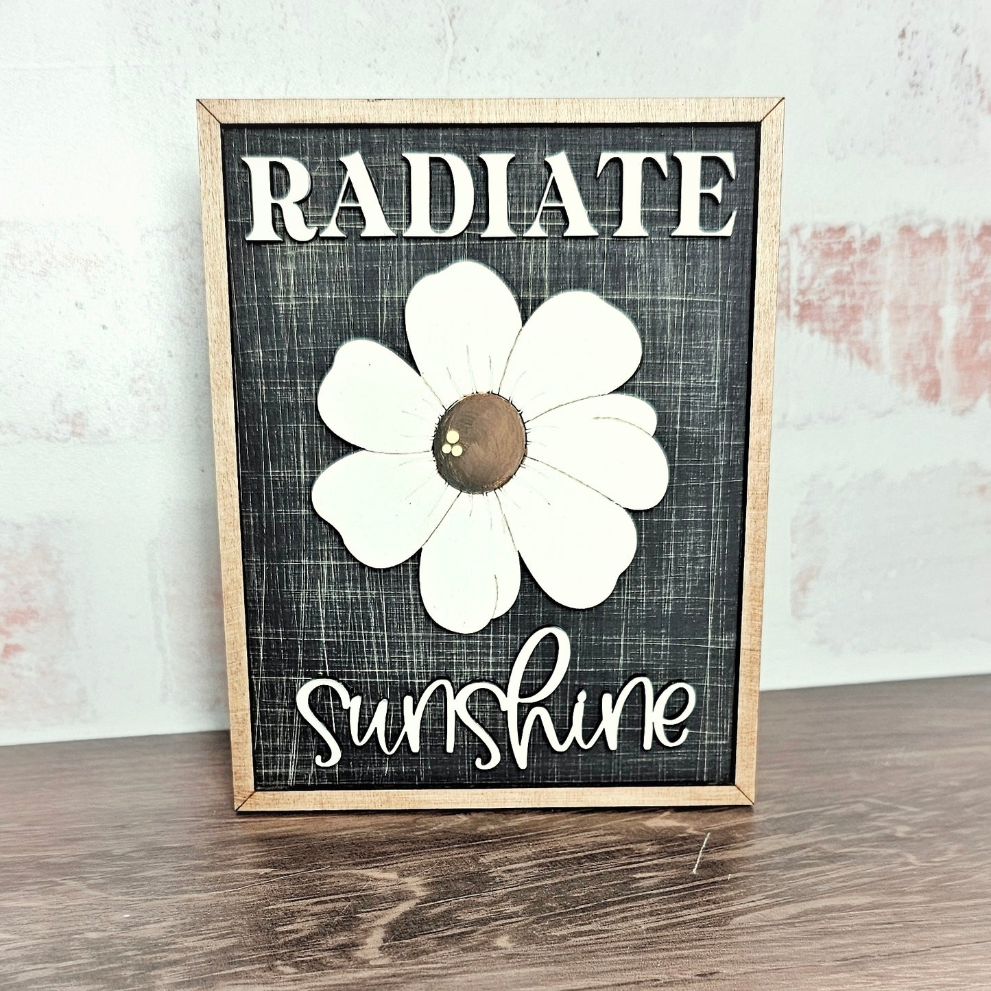 Interchangeable Seasonal Frame & mini sign set