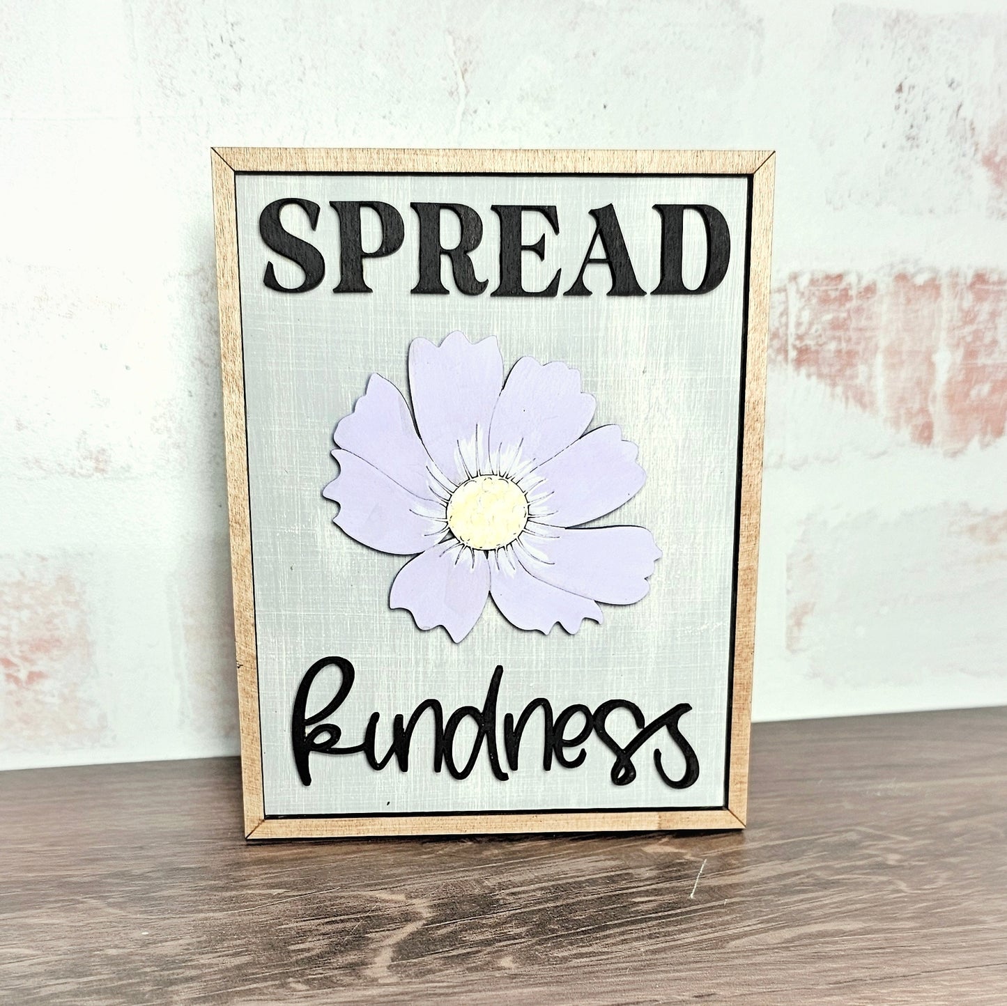Interchangeable Seasonal Frame & mini sign set