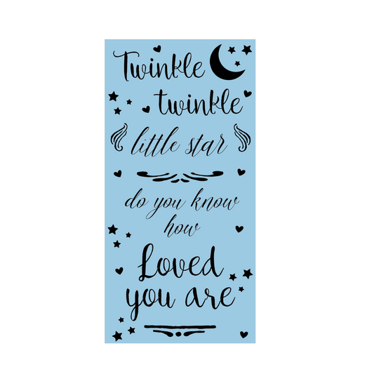 Twinkle Little star, how loved you are