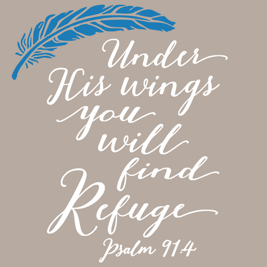 Under his wings sign
