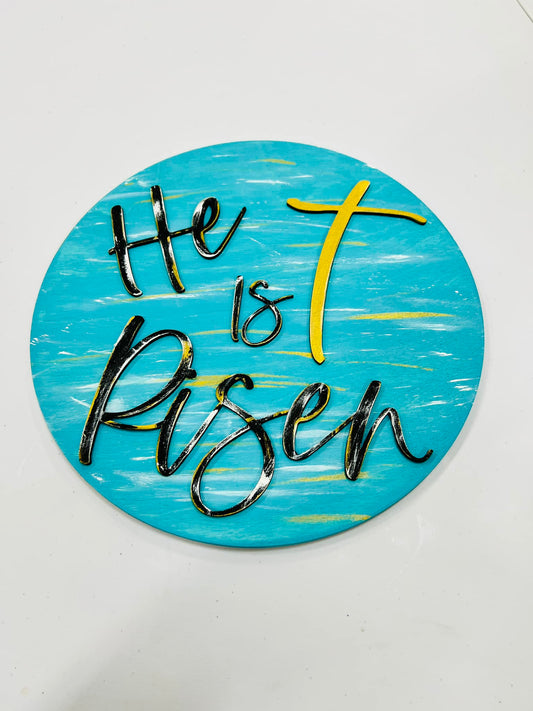 He is Risen - 3D round