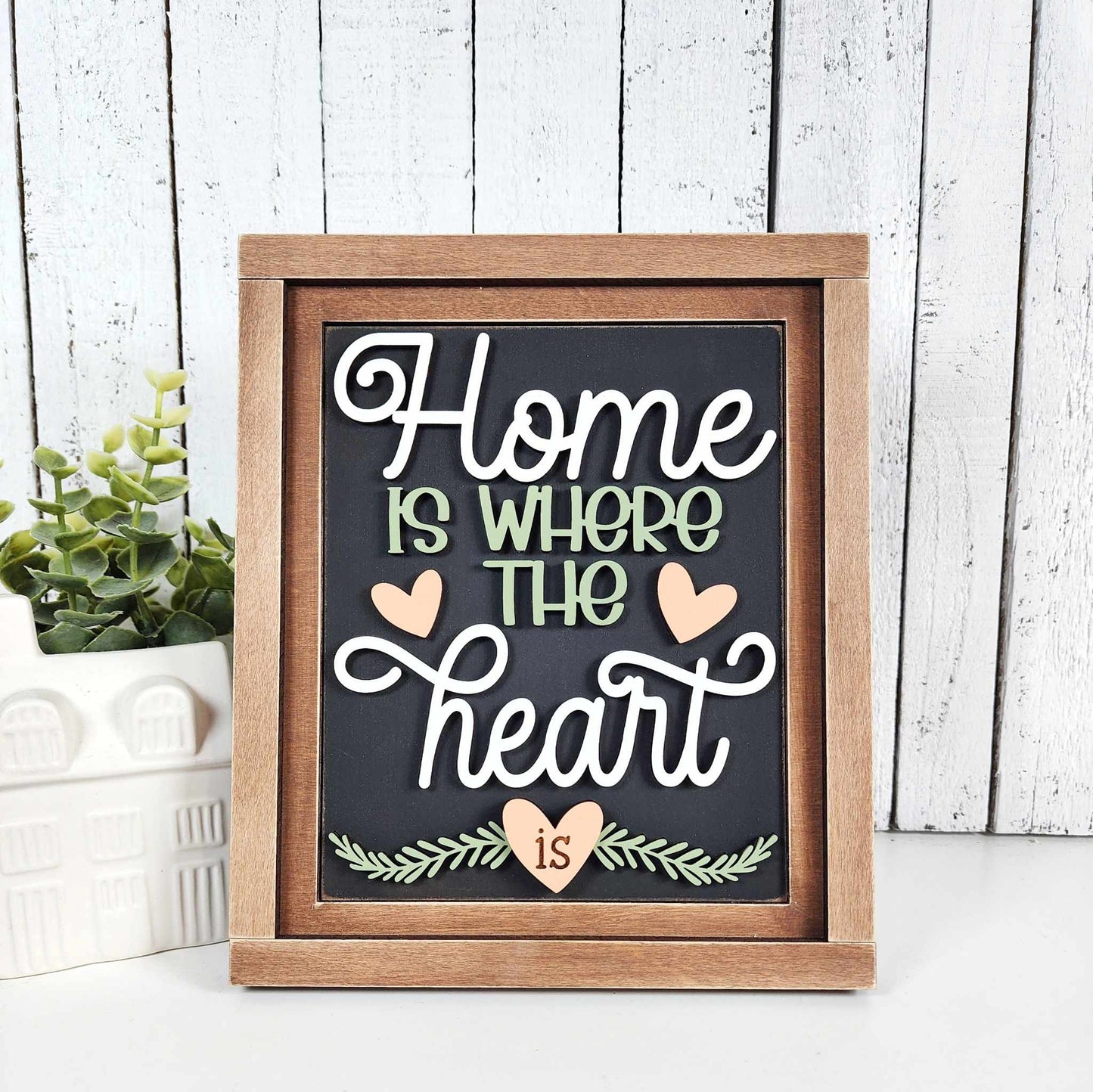 Interchangeable Seasonal Frame & mini sign set