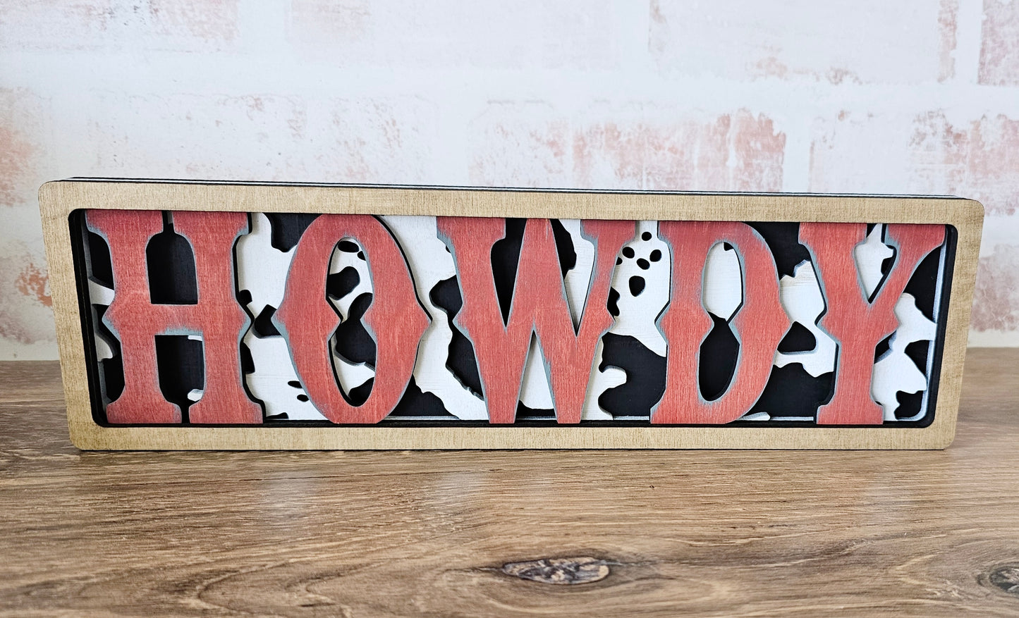 Howdy 3D Chunky shelf sitter