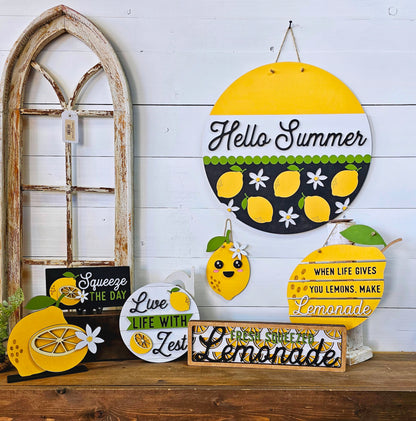 When life gives you lemons - wall hanger