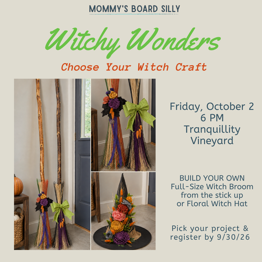 10/2/26  Witchy Wonders at Tranquillity Vineyard - Choose your witch craft