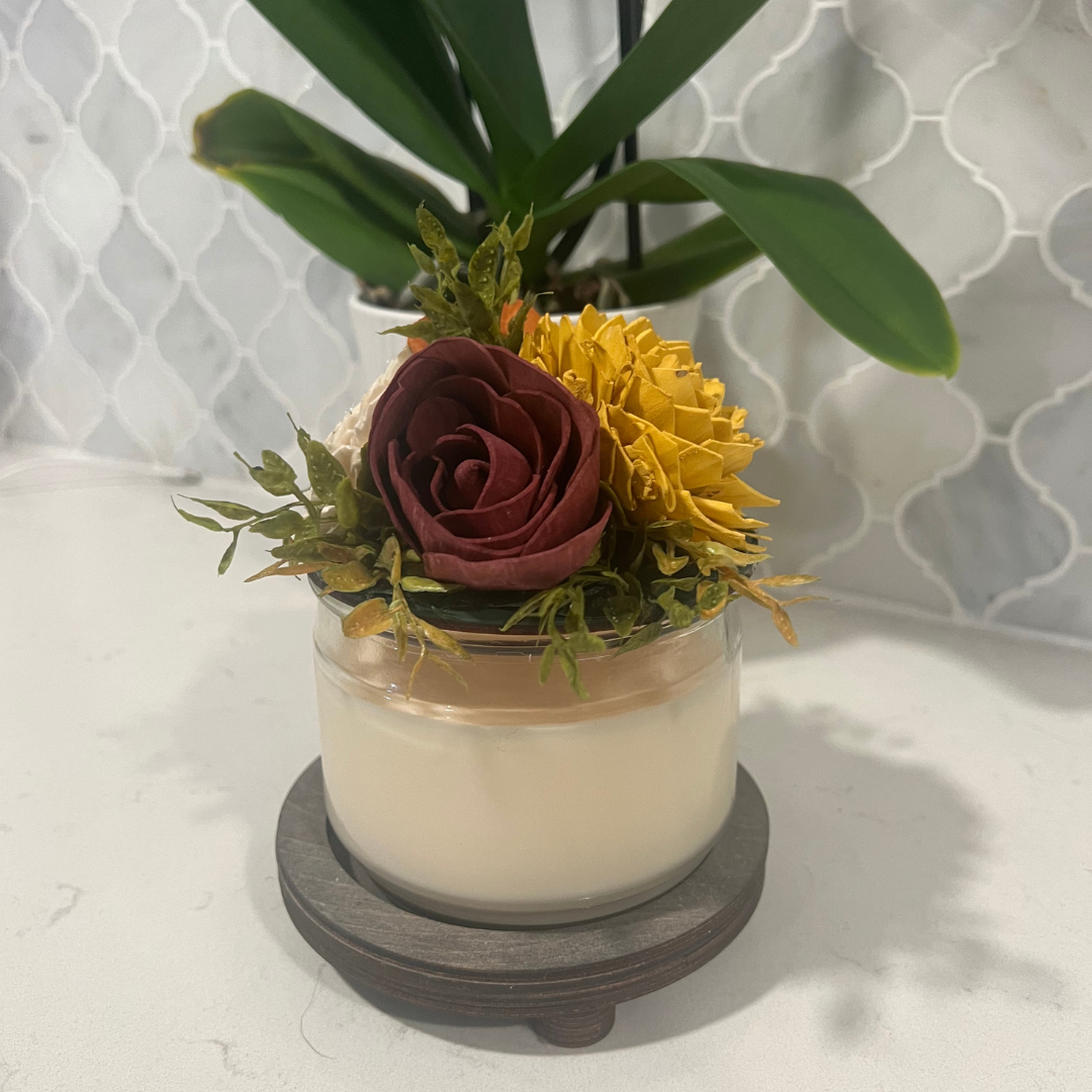 10.16.25 - Wood Flower Dough Bowls & Decor @ Tranquility Vineyard