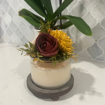 10.16.25 - Wood Flower Dough Bowls & Decor @ Tranquility Vineyard