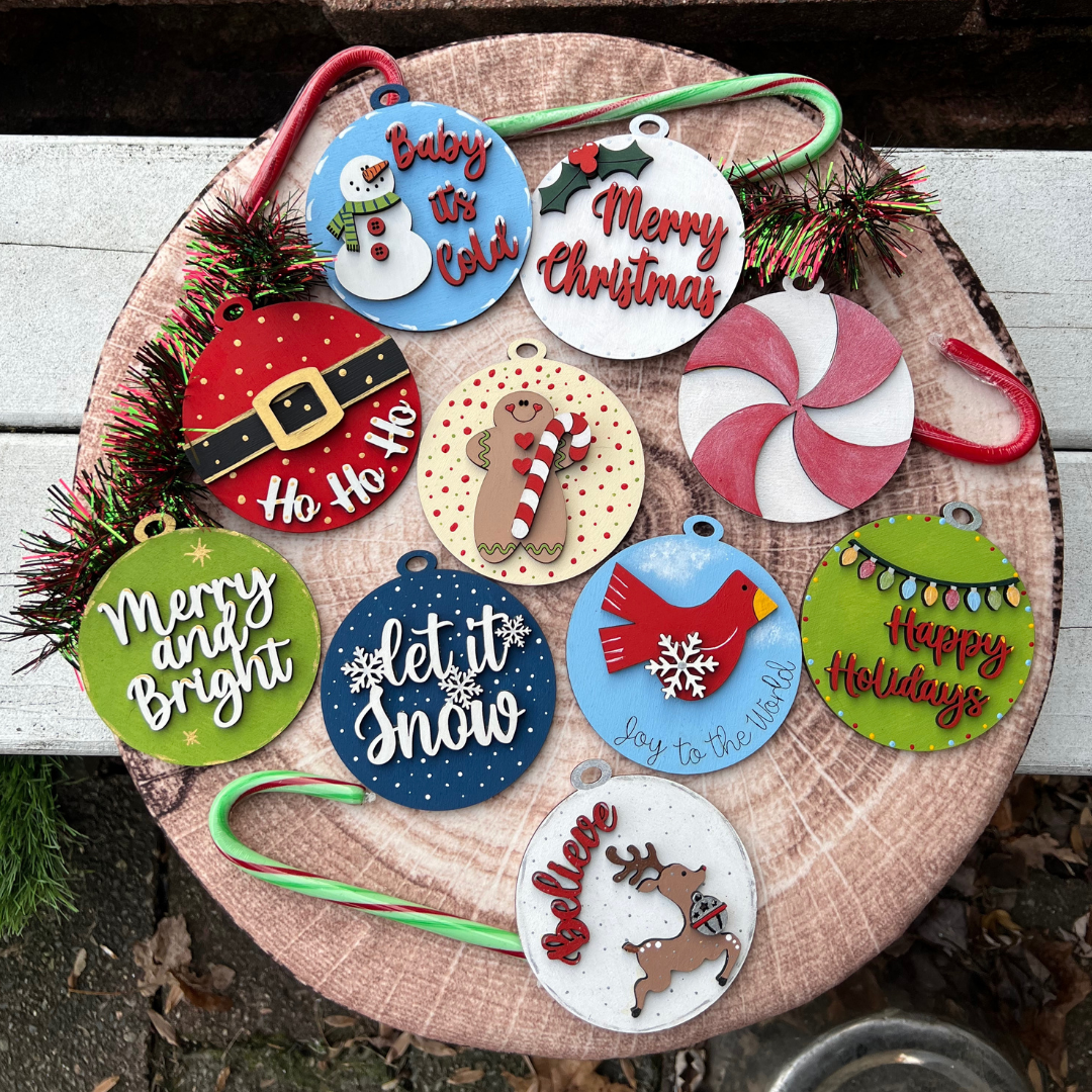 Classic Christmas Ornament Set -