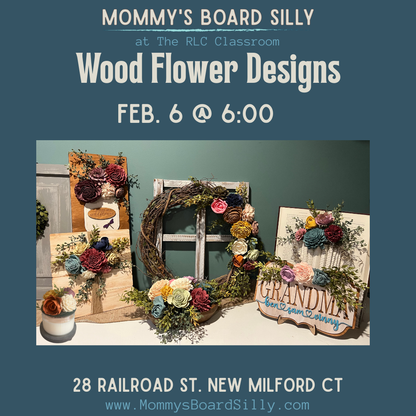 2.6.26 - Wood Flower Designs at The RLC Classroom