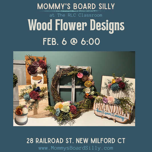 2.6.26 - Wood Flower Designs at The RLC Classroom