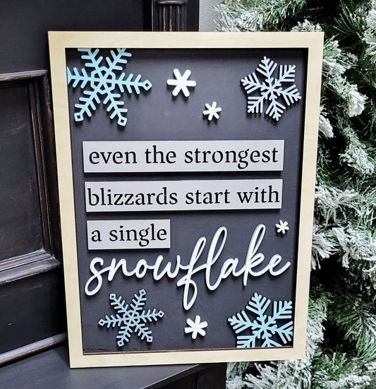 Winter Snowflake- Winter Shelf Sitter