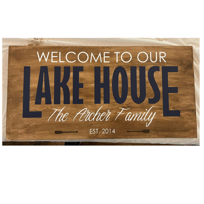 Welcome to our Lake House - Personalized