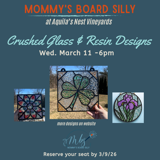 3.11.26 Aquila's Nest - Resin & Crushed Glass Designs