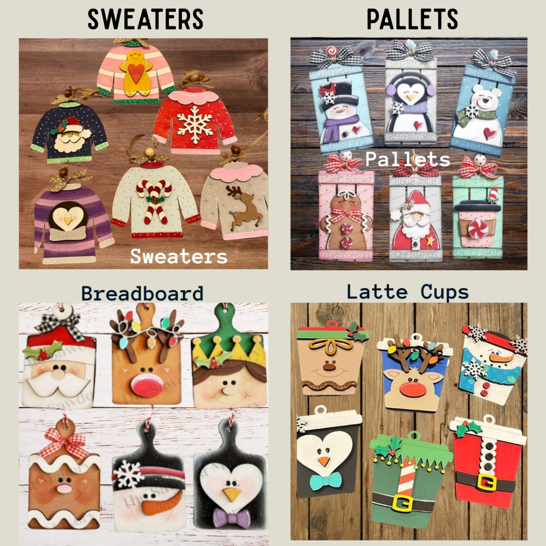 12.7.25 DIY Set of 6 Ornaments  - O'Connors Public House- Brookfield