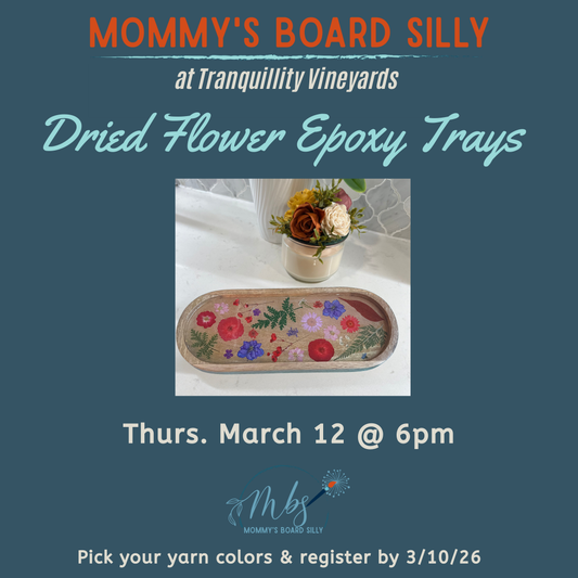 3.12.26 Flower Epoxy Trays at Tranquillity Vineyards