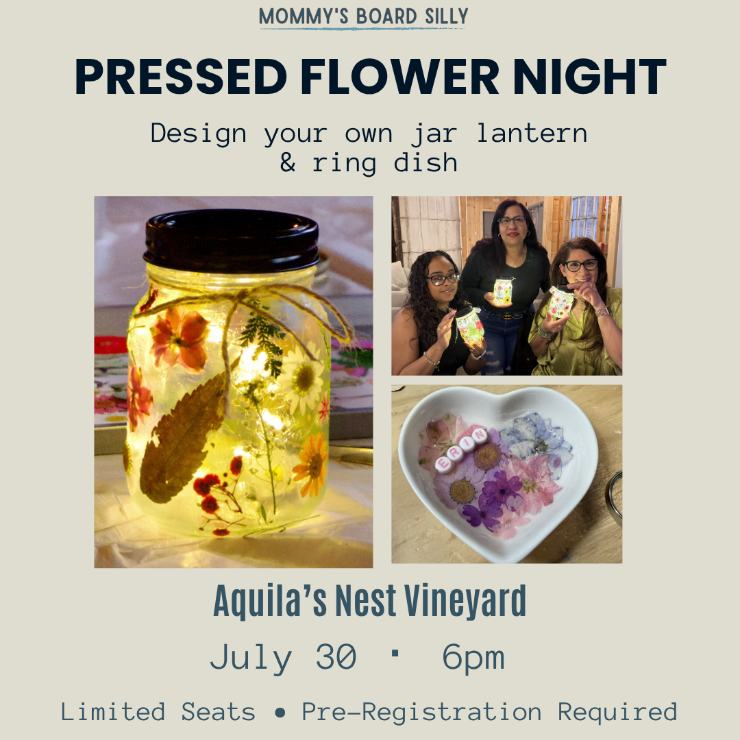 7/30/26 -Pressed Flower Lanterns & Trinket Dish Workshop at Aquila's Nest