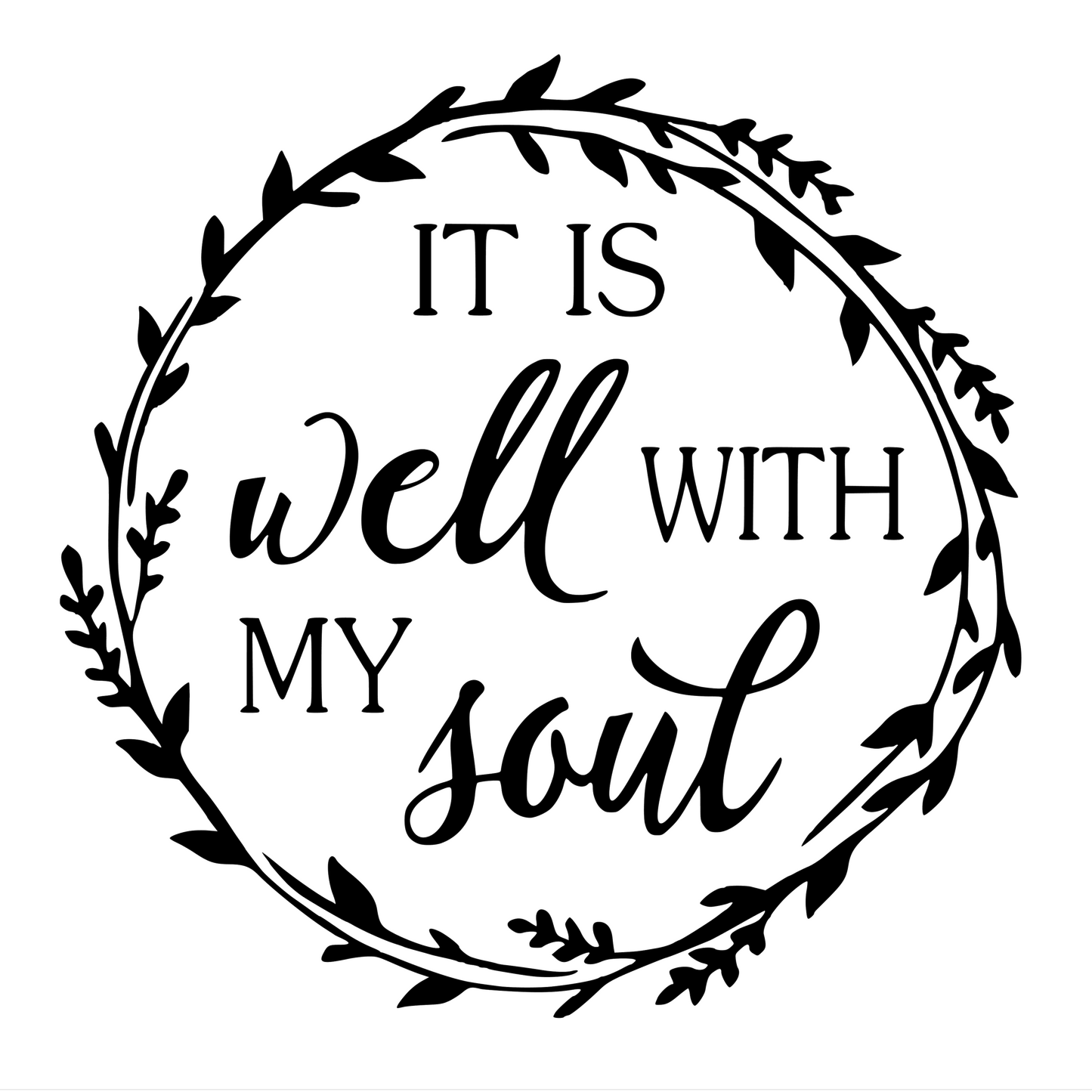 All is well with my soul