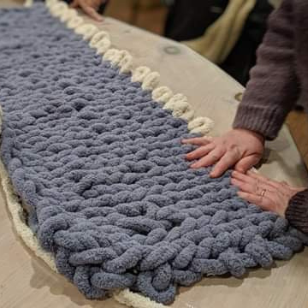 9/20/26 - Finger Knit Chunky Blankets at Barrel House in Killingworth