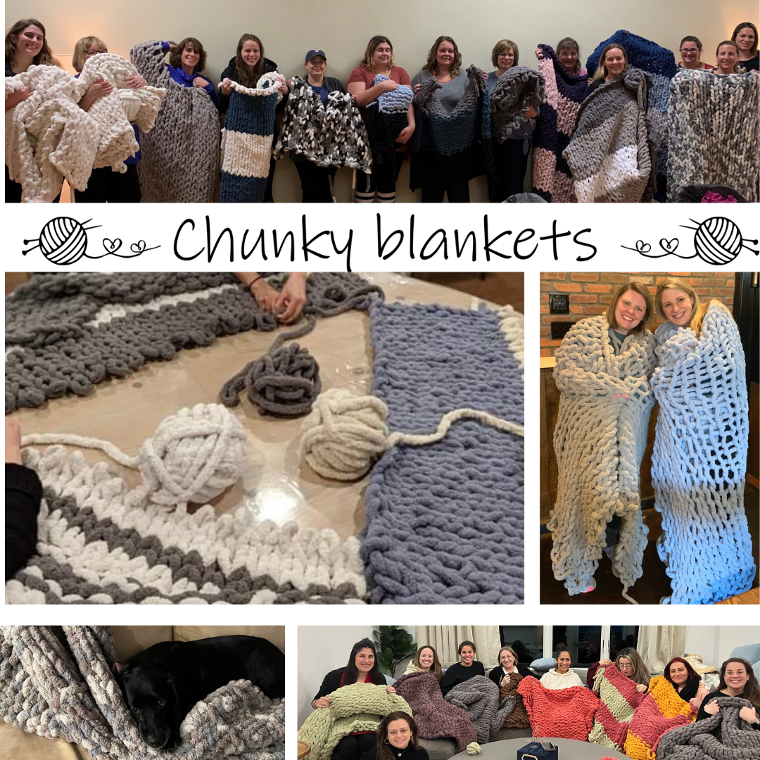 9/20/26 - Finger Knit Chunky Blankets at Barrel House in Killingworth