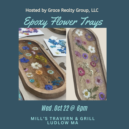 10.22.25 Pressed Flower Trays with Grace Realty Group