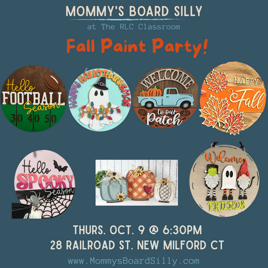 10.9.25 Fall Paint Party at The RLC Classroom