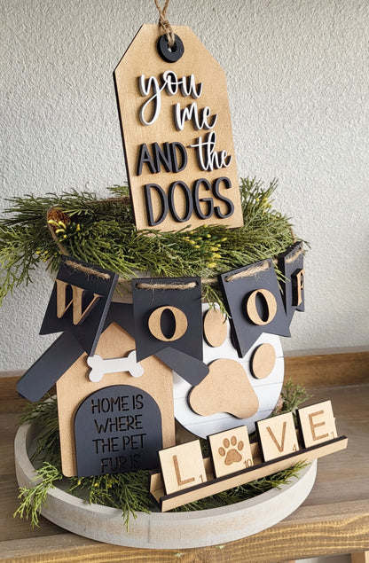 Mans Best Friend - Dog mini signs / tiered tray decor