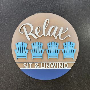 Relax, Sit, unnwind - 3D round